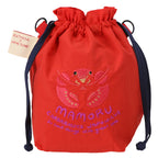 巾着バッグ　ニホンザリガニ