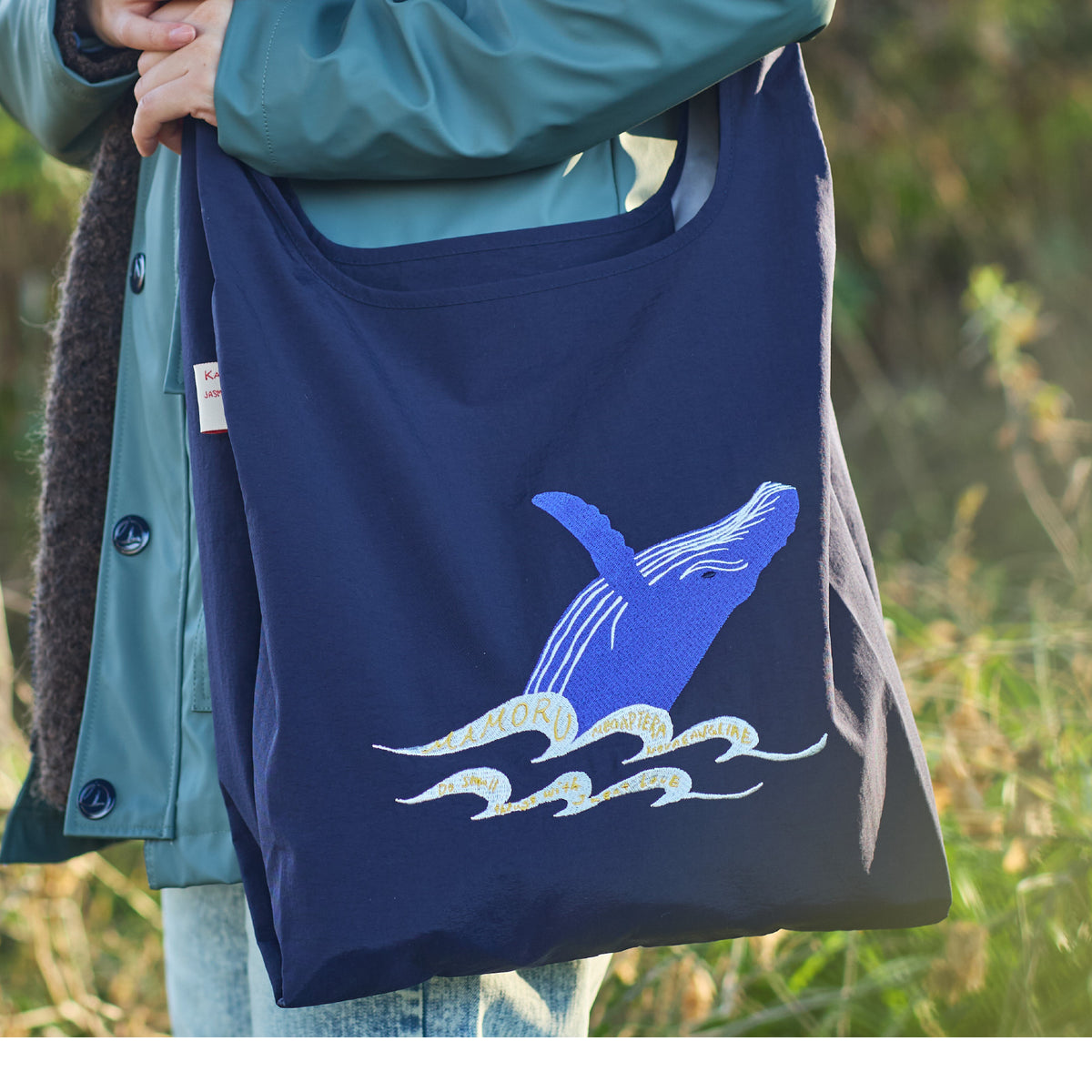 バッグ 大　ザトウクジラ
