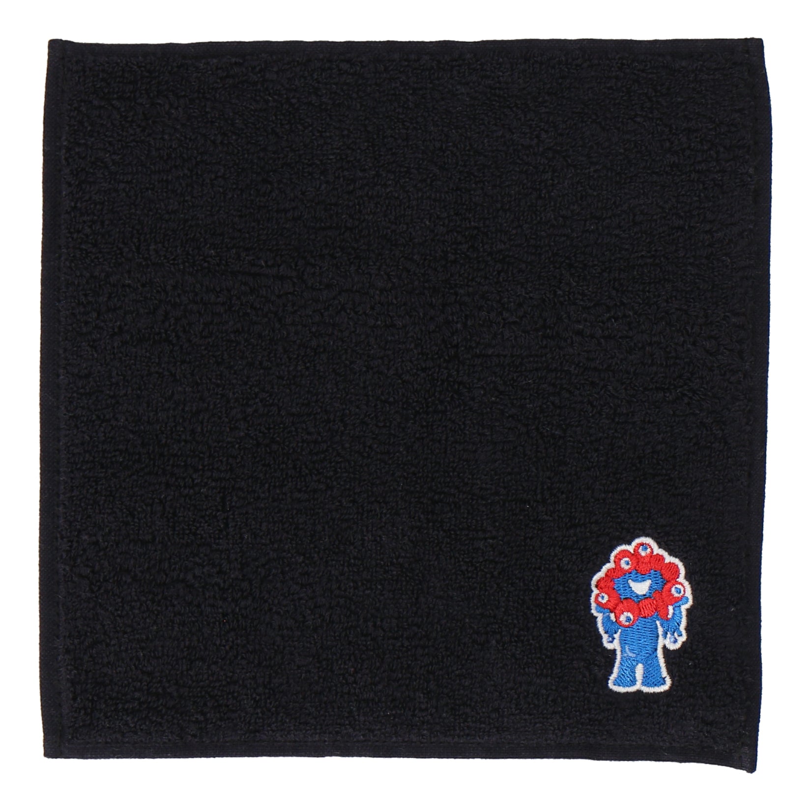 EXPO2025 ミニタオル ミャクミャク刺繍　ブラック