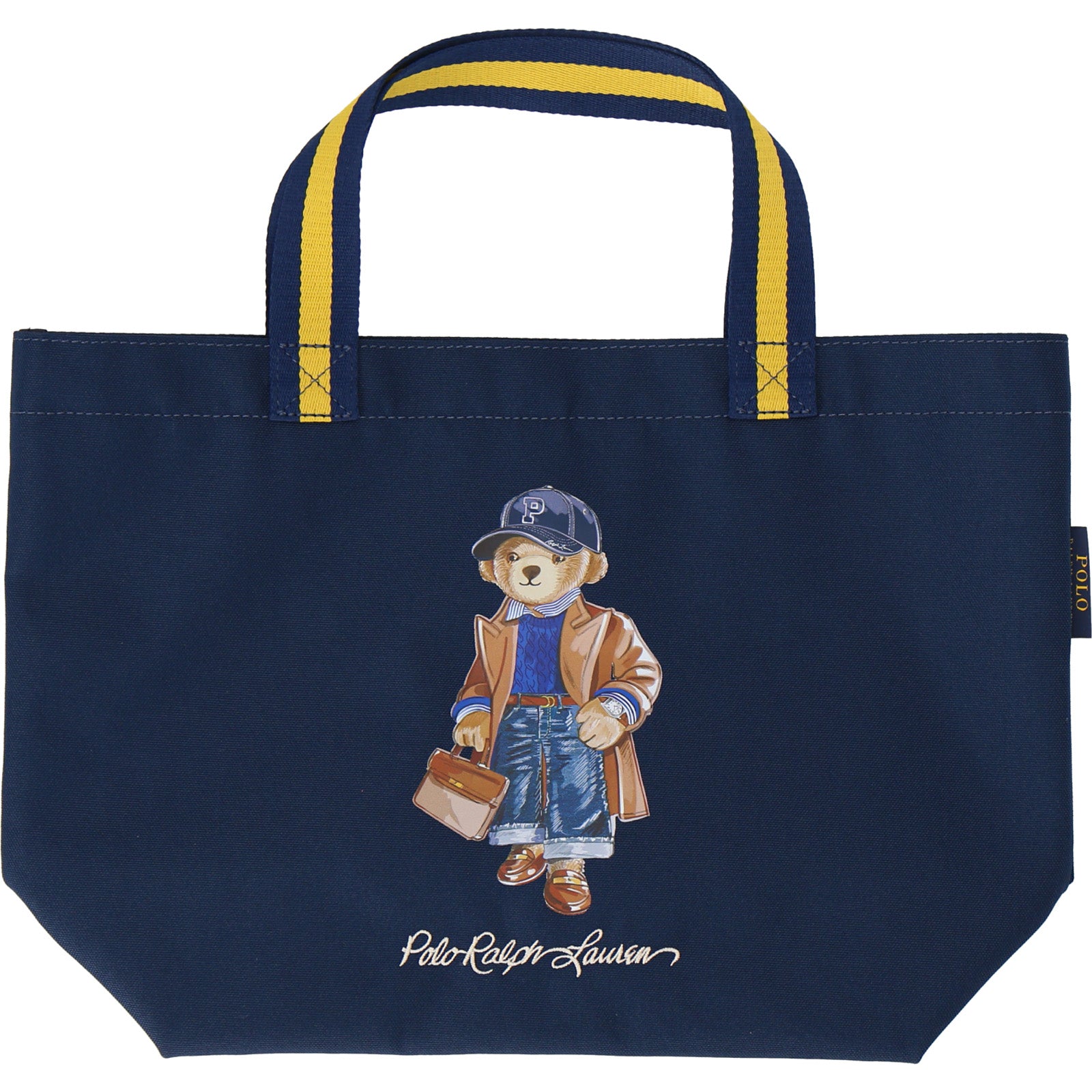 トートバッグ ポロベア トレンチ　ネイビーブルー