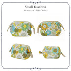 リバティプリント ワイヤ－ポ－チ #187h Small Susanna　イエロー