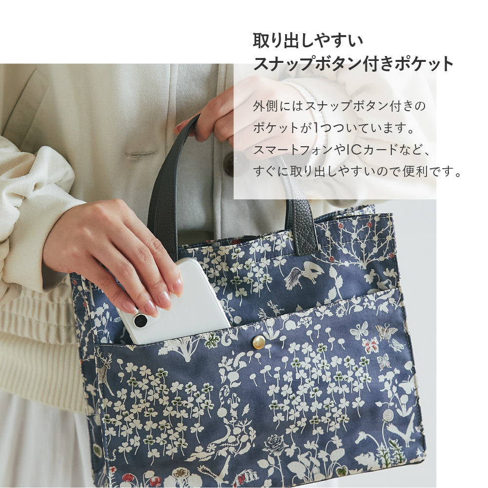 おでかけサブバッグ WildFlowers　アイボリー