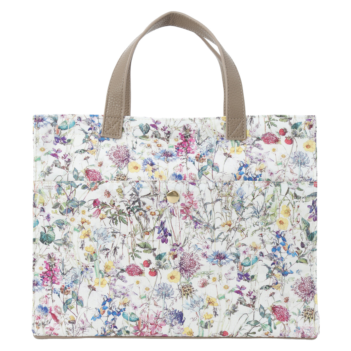 おでかけサブバッグ WildFlowers　アイボリー