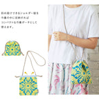 タオルサコッシュ ハウオリシリーズ　ハイビスカスブルー