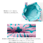 ランチバッグ ハワイアンキルト柄 リノシリーズ　グアバミント