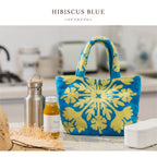 ランチバッグ ハウオリシリーズ　ハイビスカスブルー