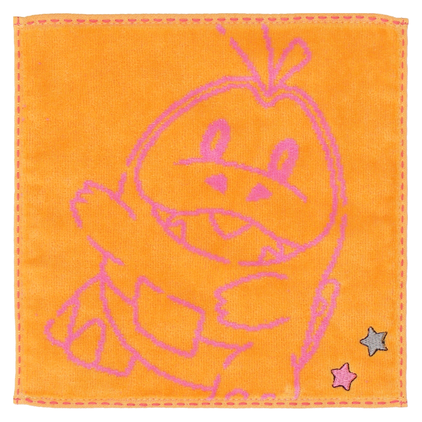 ミニタオルハンカチ  ワンポイント刺繍　ホゲータ