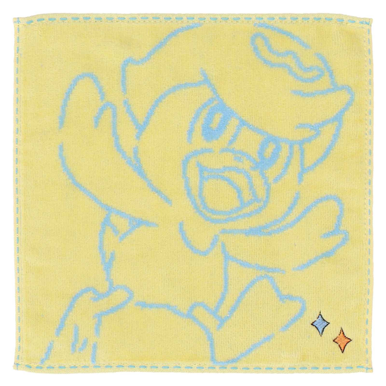 ミニタオルハンカチ  ワンポイント刺繍　クワッス