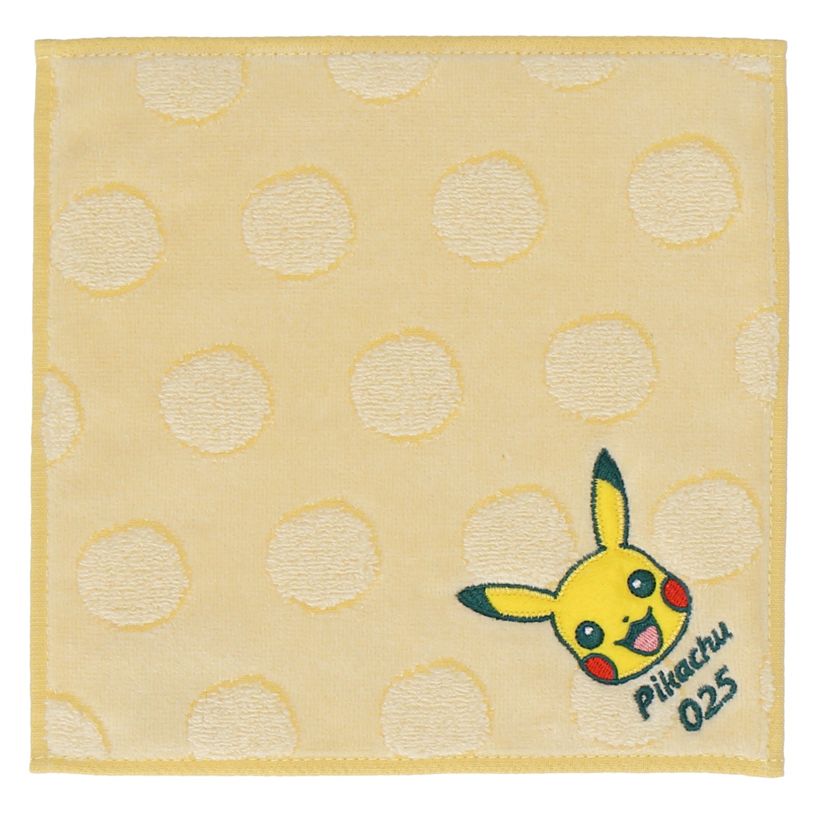 タオルハンカチミニ ドット 　ピカチュウ