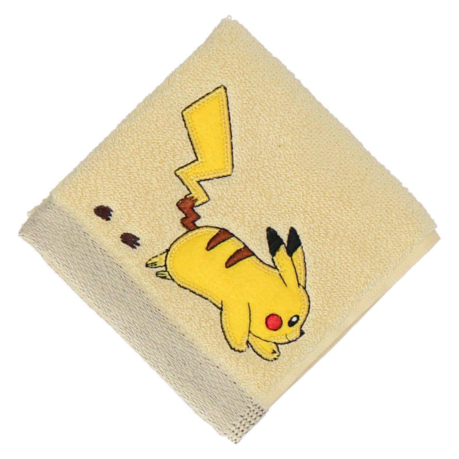 タオルハンカチ かけっこピカチュウ　イエロー