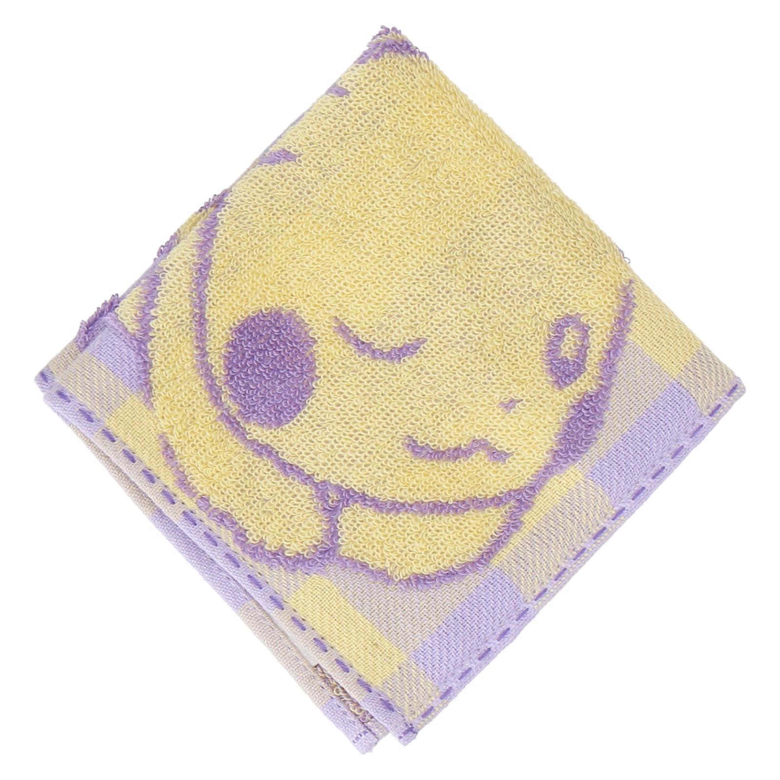 タオルハンカチ チェックガーゼ　ピカチュウ
