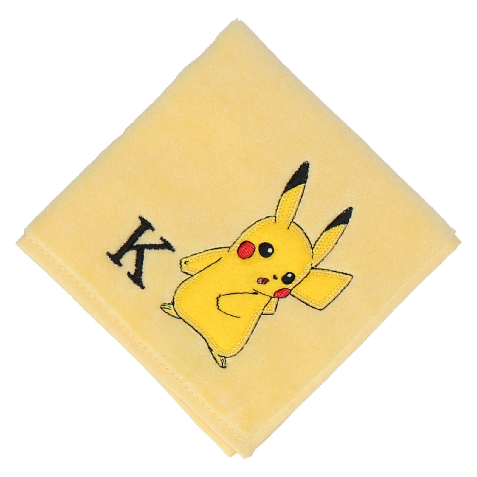 タオルハンカチ　イニシャルK