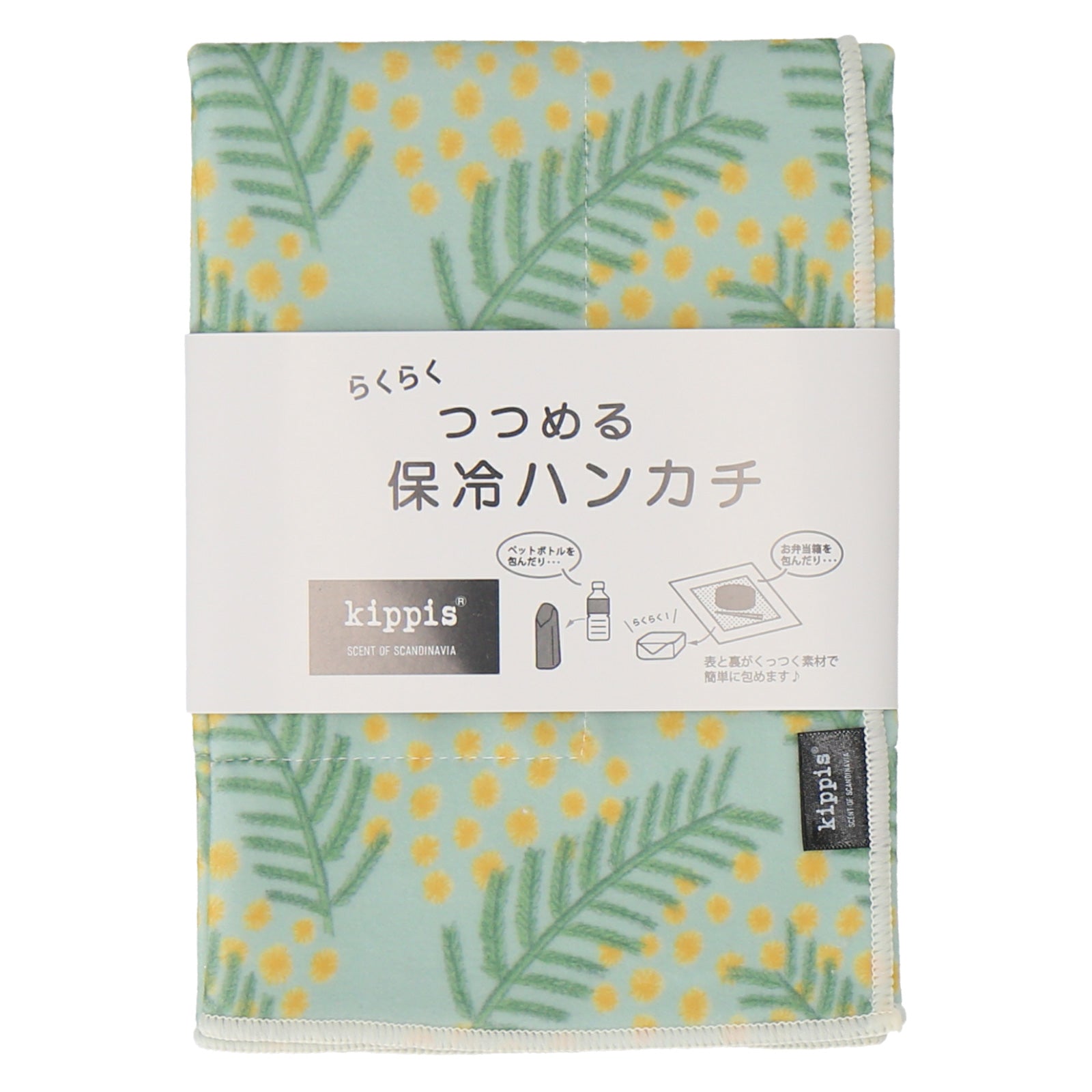 つつめる保冷ハンカチ #302a　グリーン