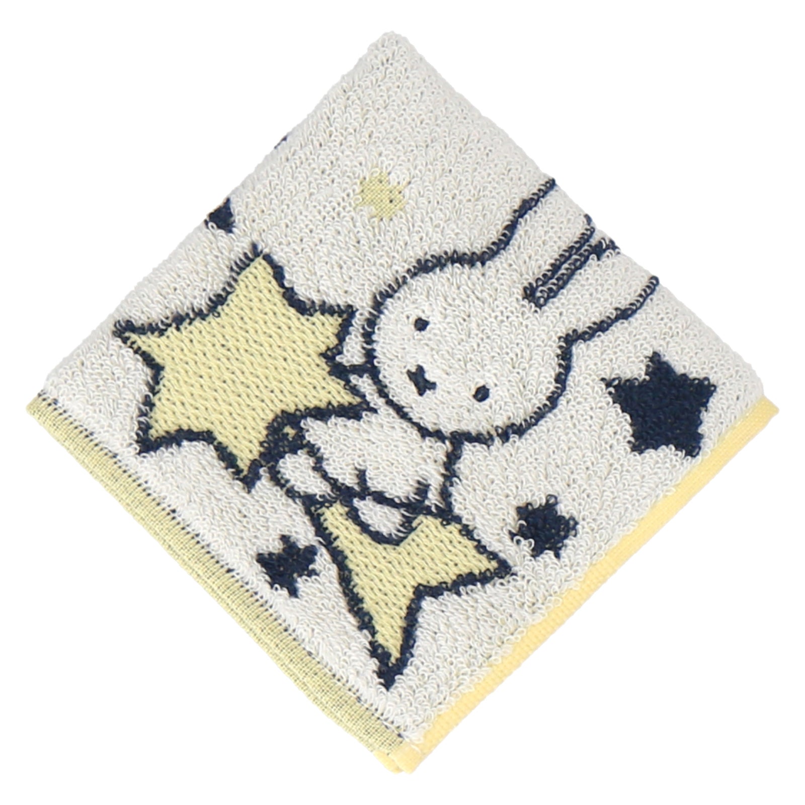 ミニミニタオルハンカチ ミッフィー流れ星にのる　アイボリー