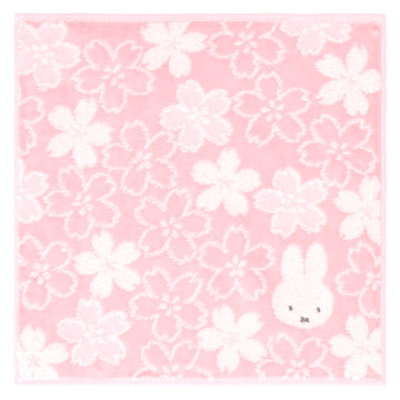 タオルハンカチ 桜 パステルカラー　ローズピンク