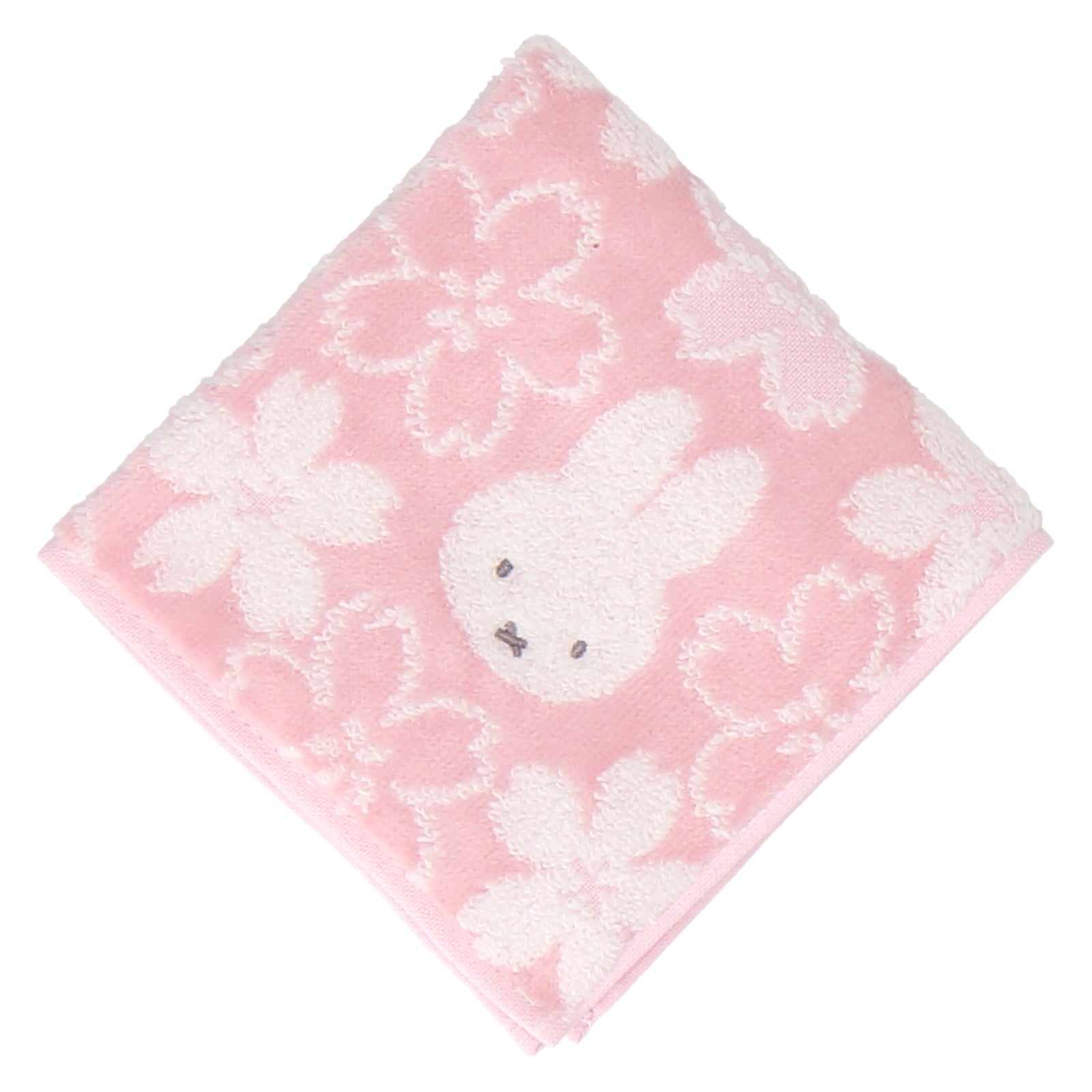 タオルハンカチ 桜 パステルカラー　ローズピンク