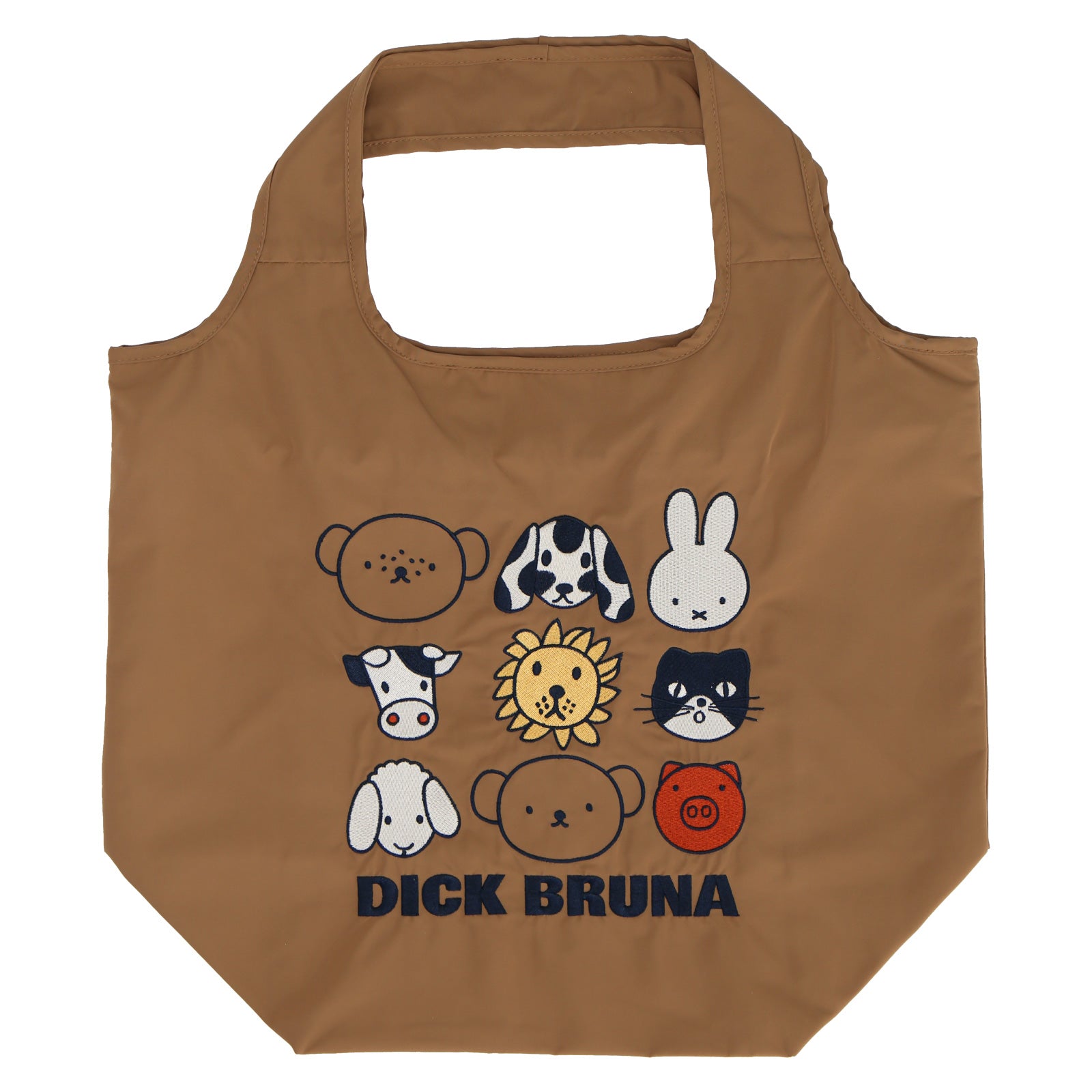 刺繡バッグ ミッフィー＆アニマルフレンズ　ベージュ