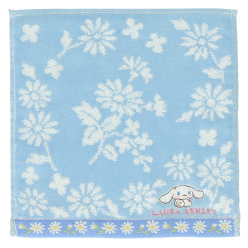 ミニタオルハンカチ シナモロール SELHAM DAISY　ブルー
