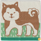 秋田 秋田犬　タオルハンカチ