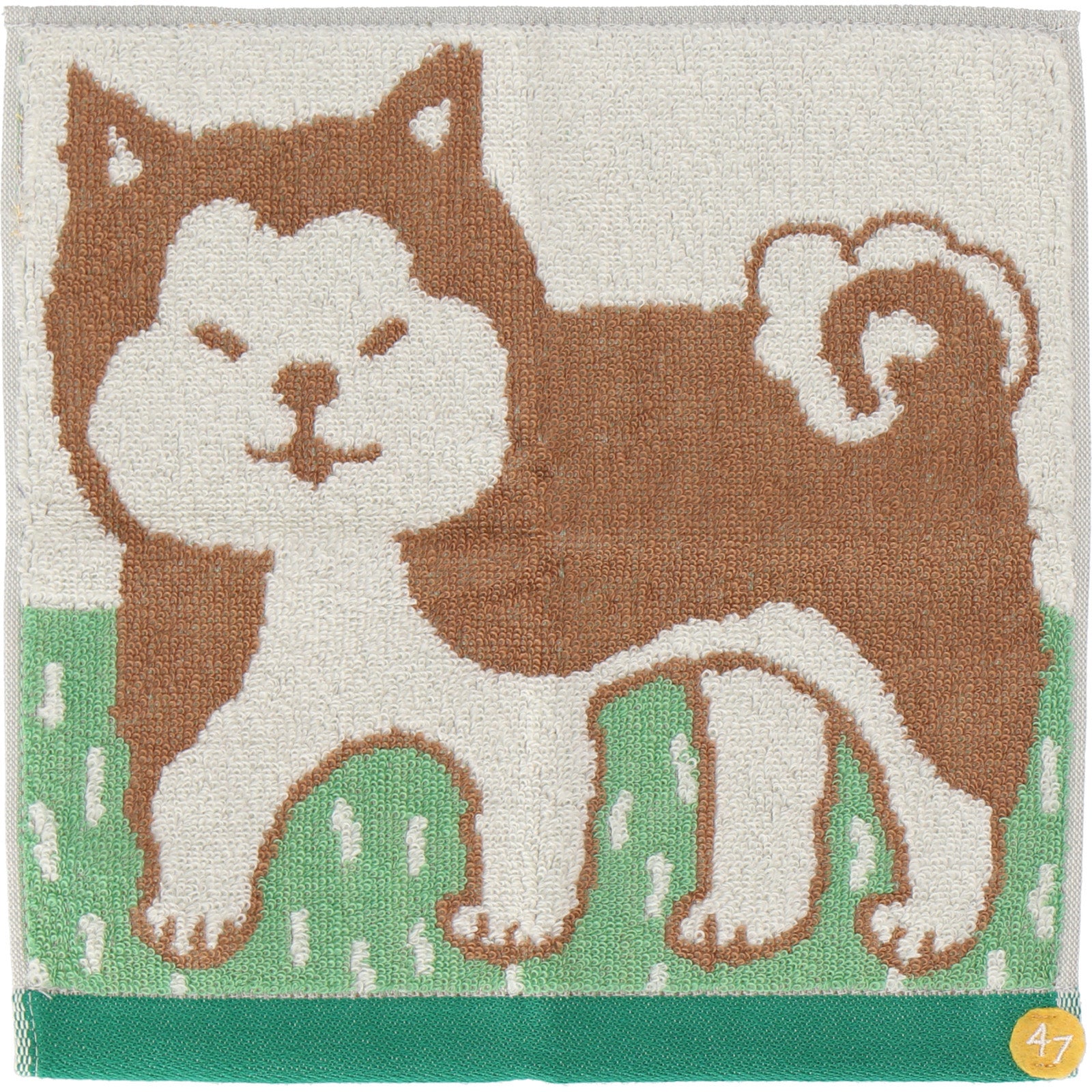秋田 秋田犬　タオルハンカチ