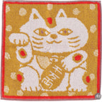 愛知 招き猫　タオルハンカチ