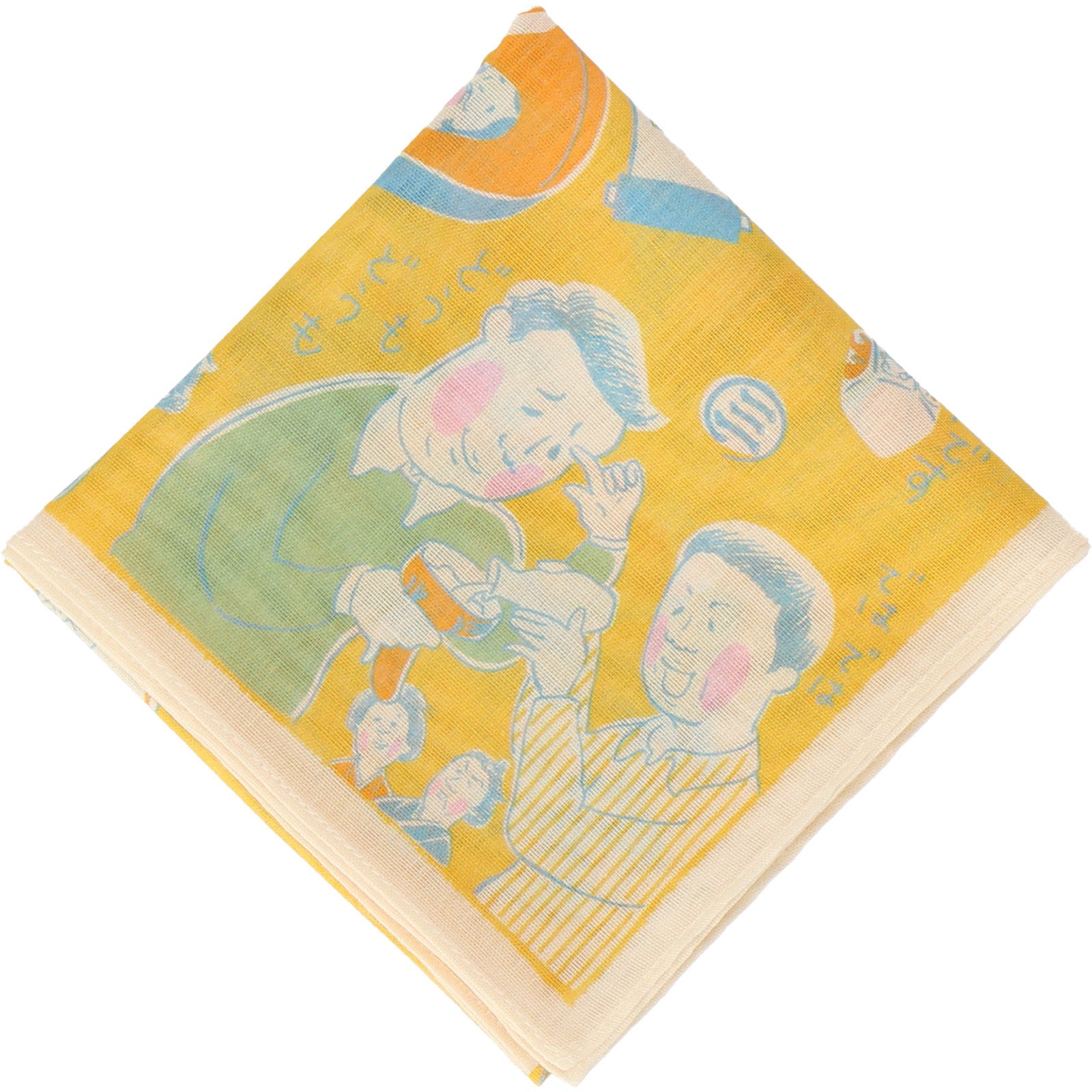 高知 お酒好き　プリントハンカチ