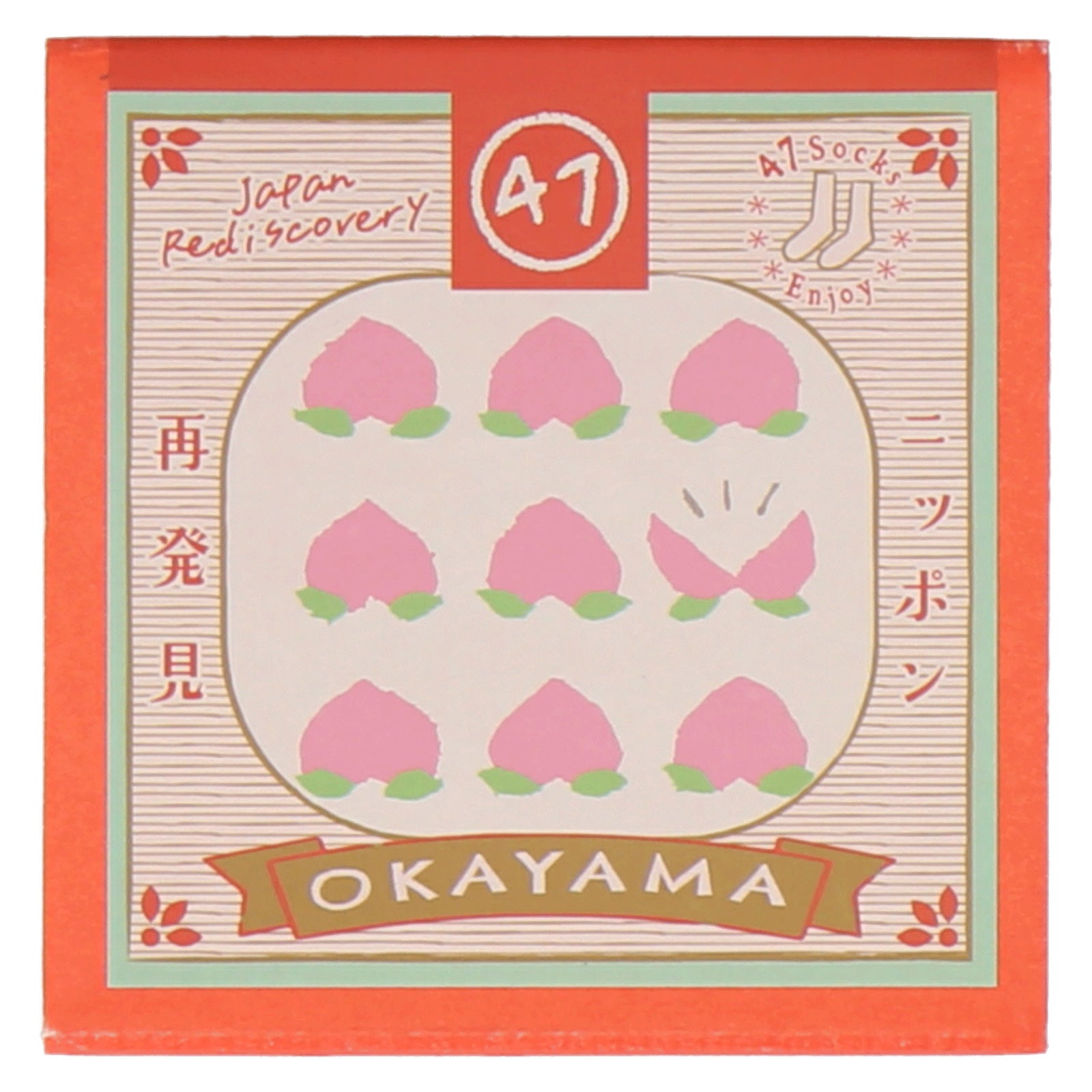 岡山 白桃　ソックス