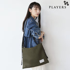 メッシュ カラーステッチショルダーM 　カーキ