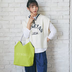 エアメッシュ リバーシブルトート #912f　イエロー