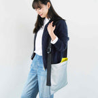 フェイクレザーショルダー 　シルバー