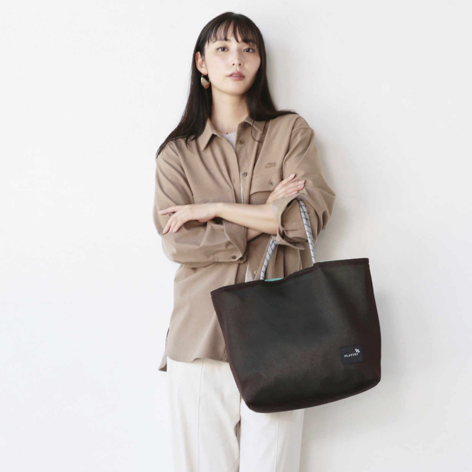 エアメッシュリバーシブルトートM 　ミント