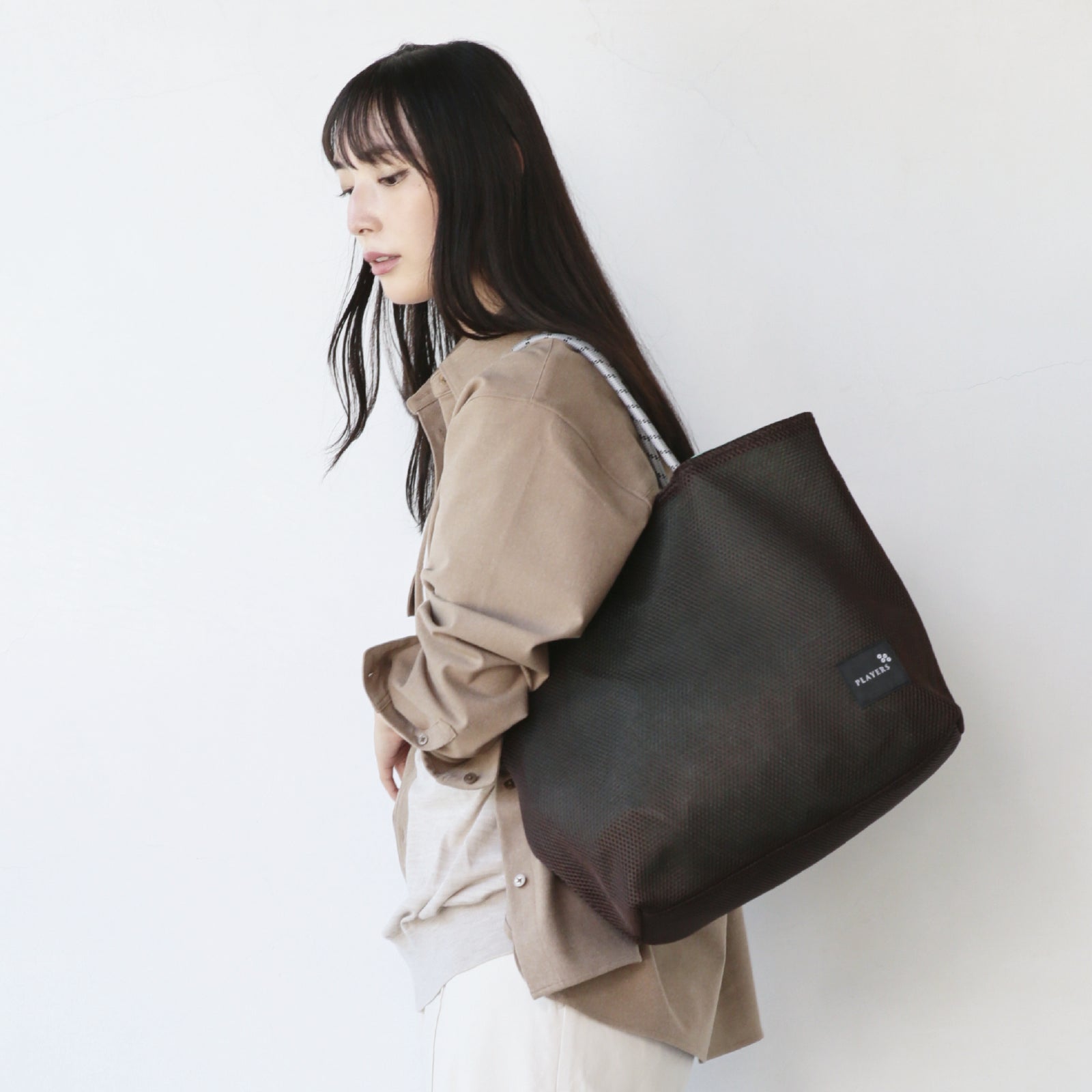 エアメッシュリバーシブルトートM 　ミント