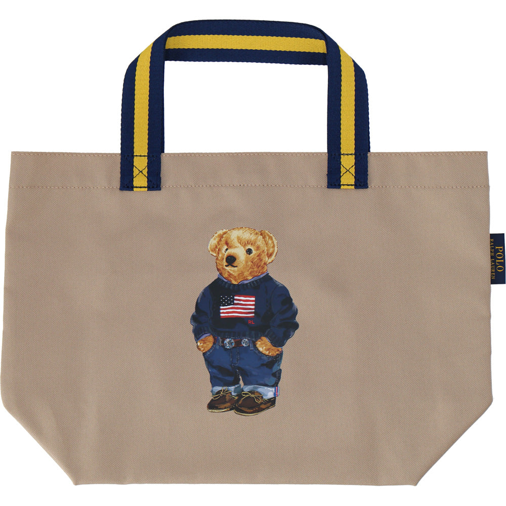 エコバッグ M  ポロベア USA 　ベージュ