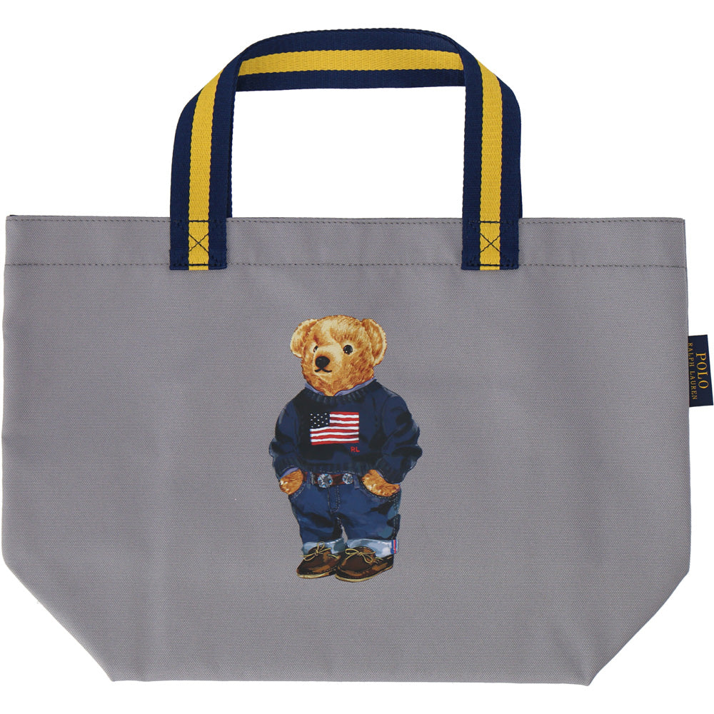 エコバッグ M  ポロベア USA　グレー