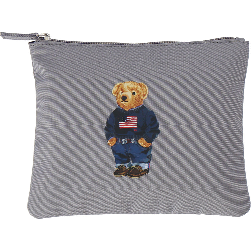 エコバッグ M  ポロベア USA　グレー