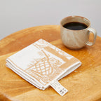 羽當ミニタオル　茶