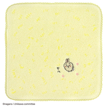 ミニタオル 草むら 　イエロー