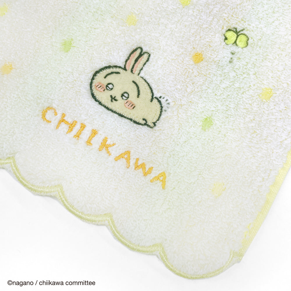 ミニタオル ドット 　イエロー